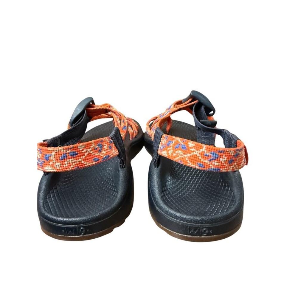 Chaco ZX2 Cloud Botanic Spicy Orange Toe Loop Sandal Women size 9 - Picture 4 of 5